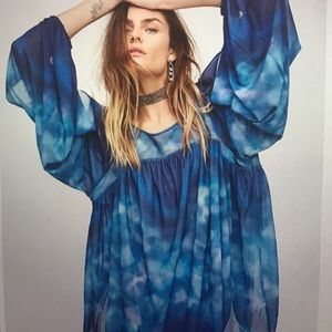 Free People tie dyed tunic